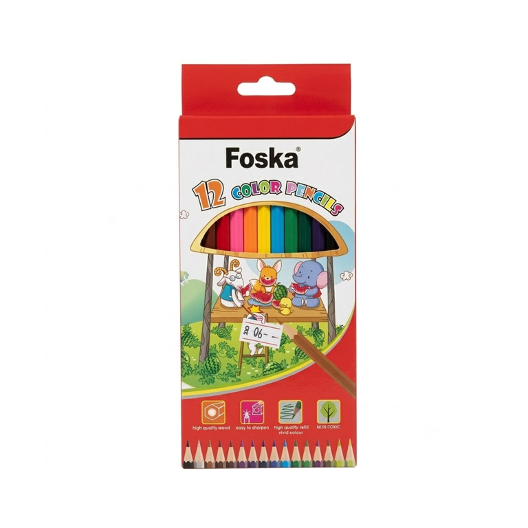 Foska Color Pencil HQ6012L X12